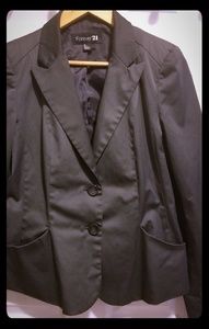 Size 10 Forever 21 Grey Womans Blazer